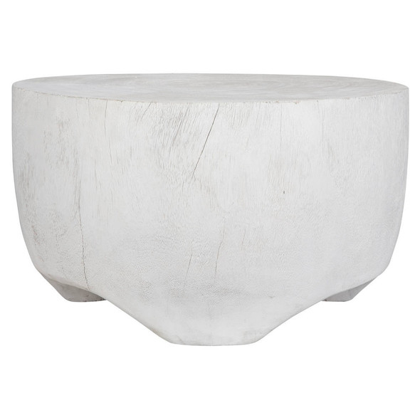 Elevate White Coffee Table Contemporary style Accent Table Decor